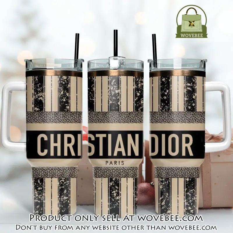 Dior logo 40oz stanley tumbler 40oz stanley tumbler fashion stanley tumbler ktb1119 wvb1137305